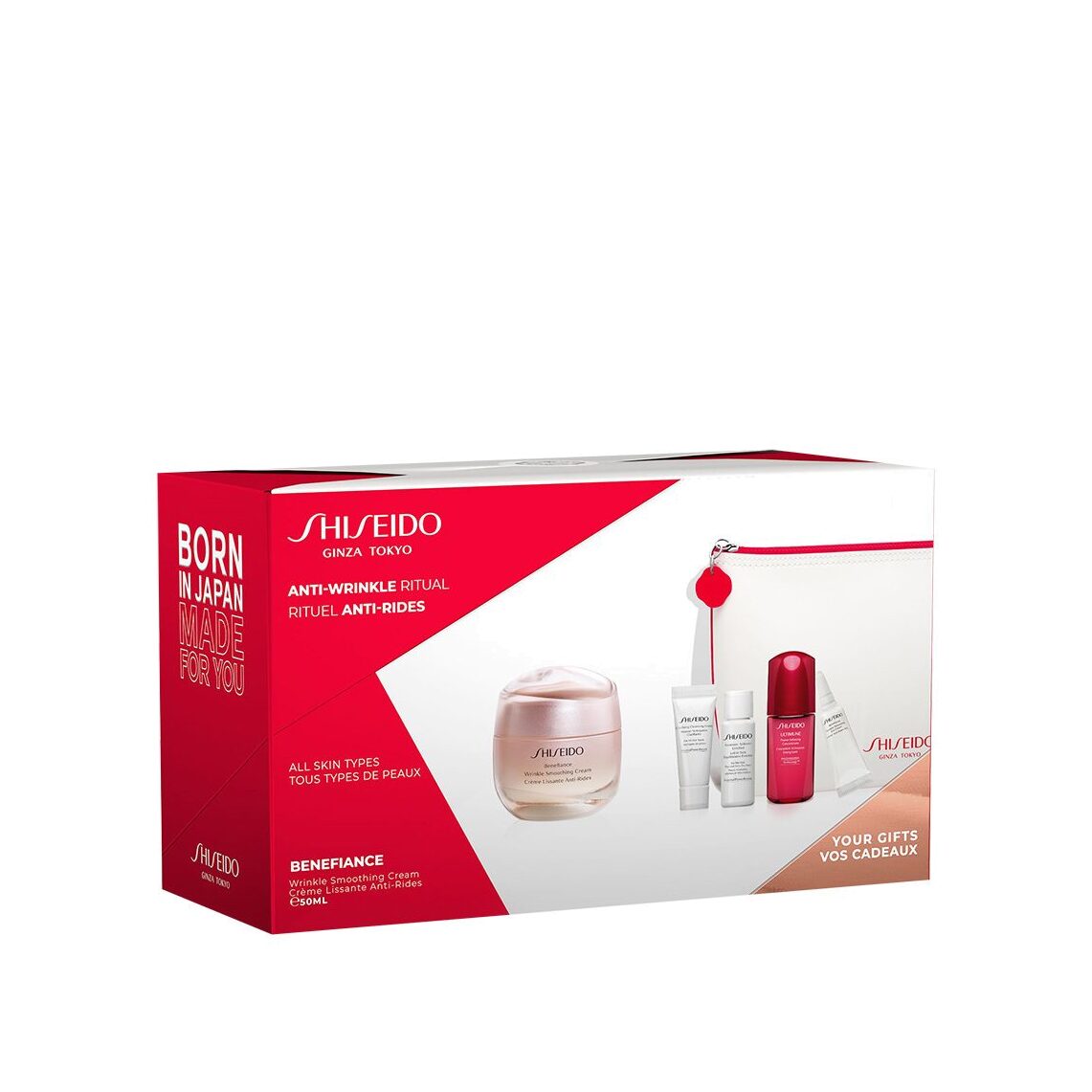 Набор Benefiance: питательный крем и косметичка купить в VISAGEHALL