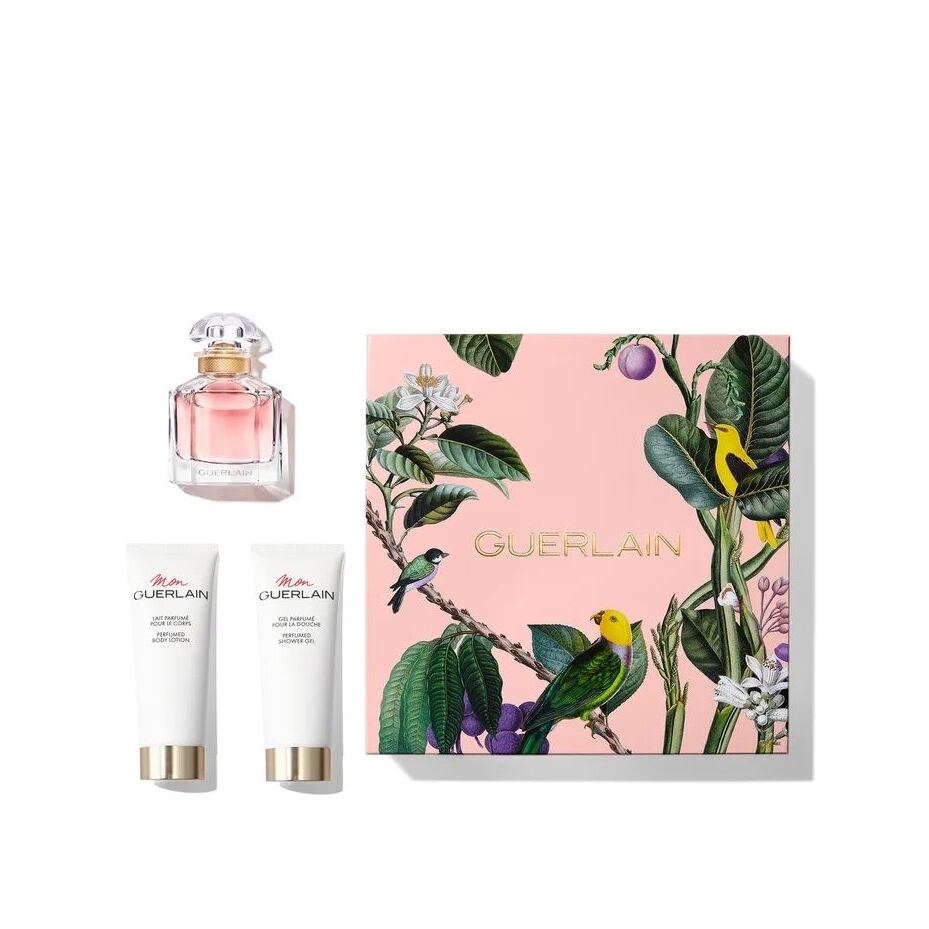 Набор Mon Guerlain edp 50мл + Молочко для тела 75мл + Гель для душа 75мл