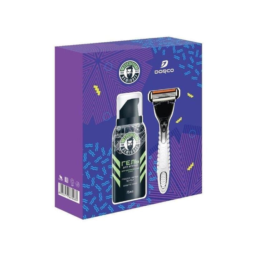 Набор: Cтанок для бритья Dorco Pace 4+Гель для бритья 75мл