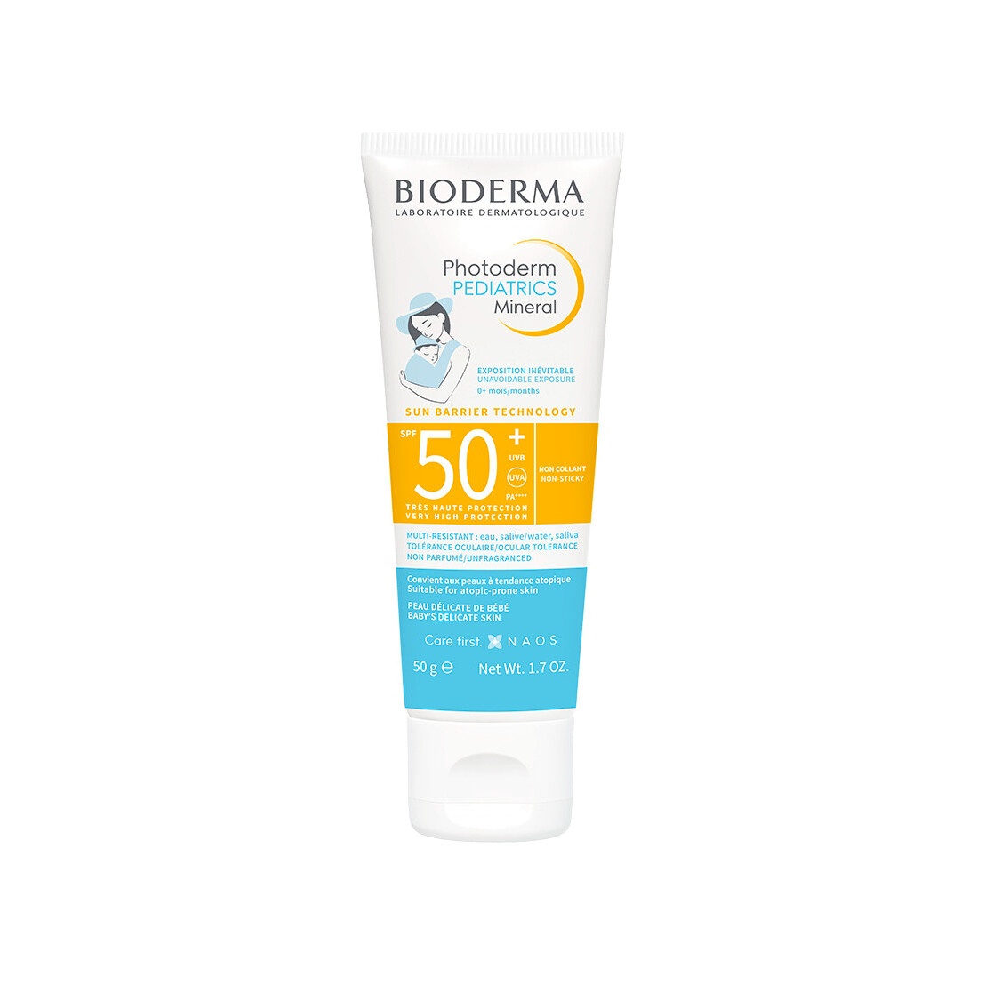 Photoderm Солнцезащитный детский крем для лица и тела Pediatrics Mineral SPF50+ купить в VISAGEHALL