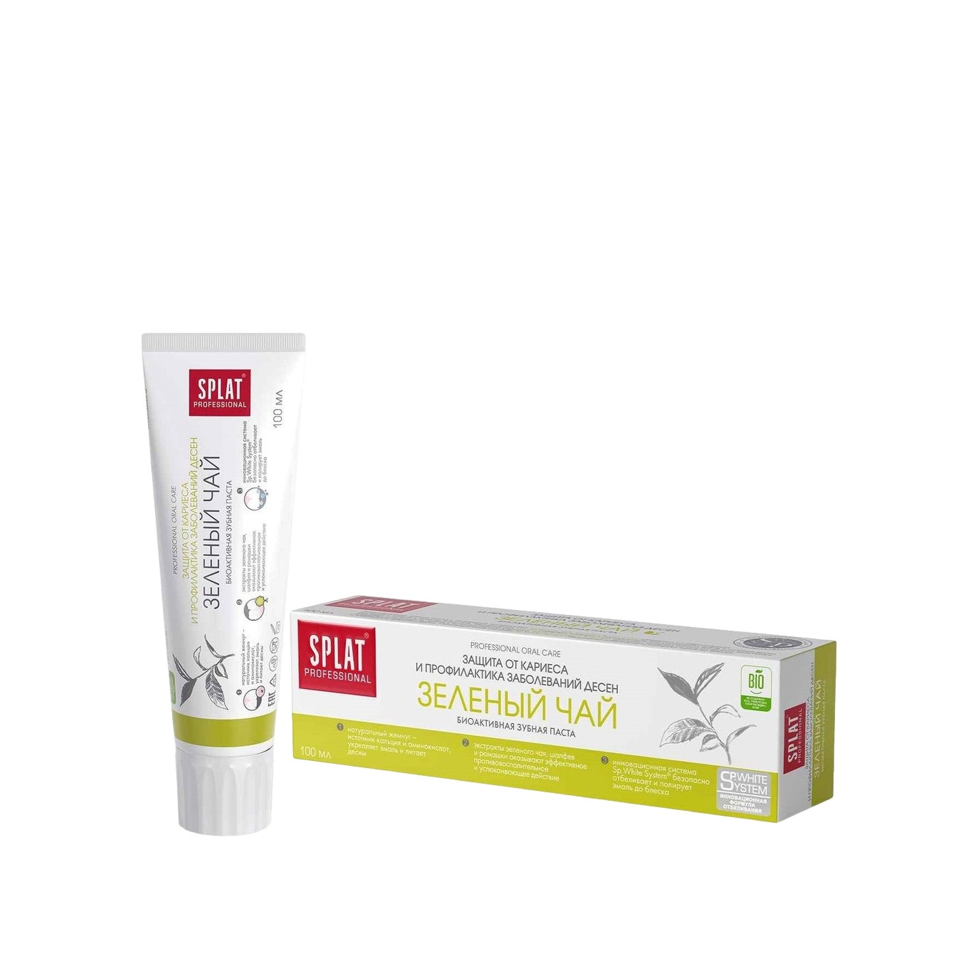 Зубная паста Зеленый чай купить в VISAGEHALL