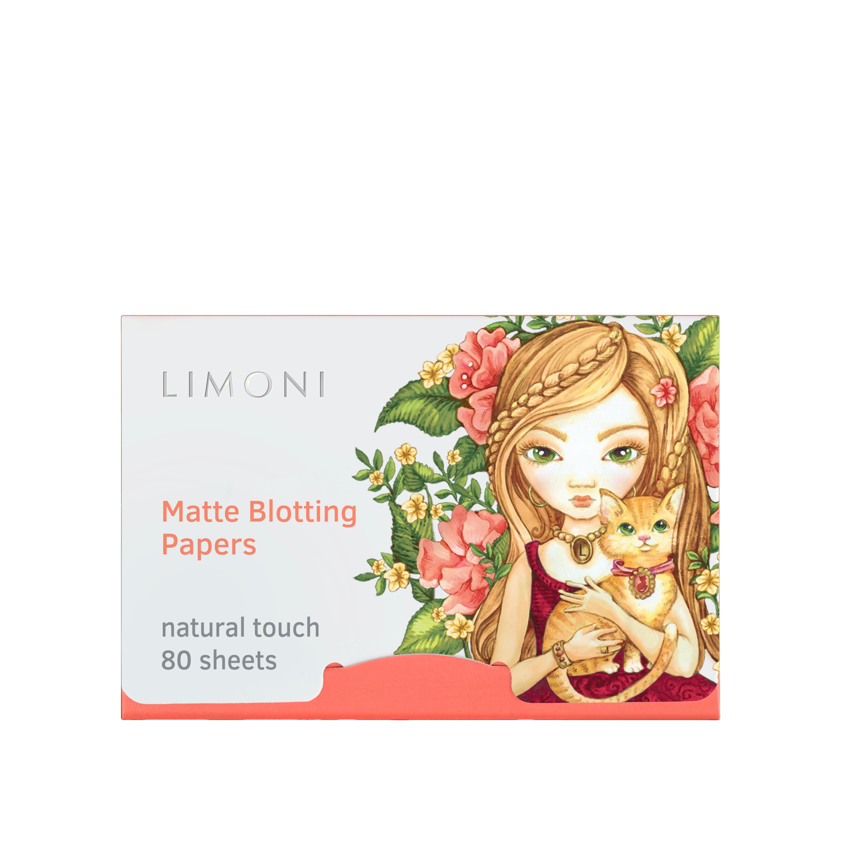 Матирующие салфетки для лица pink Matte Blotting Papers 80шт купить в VISAGEHALL