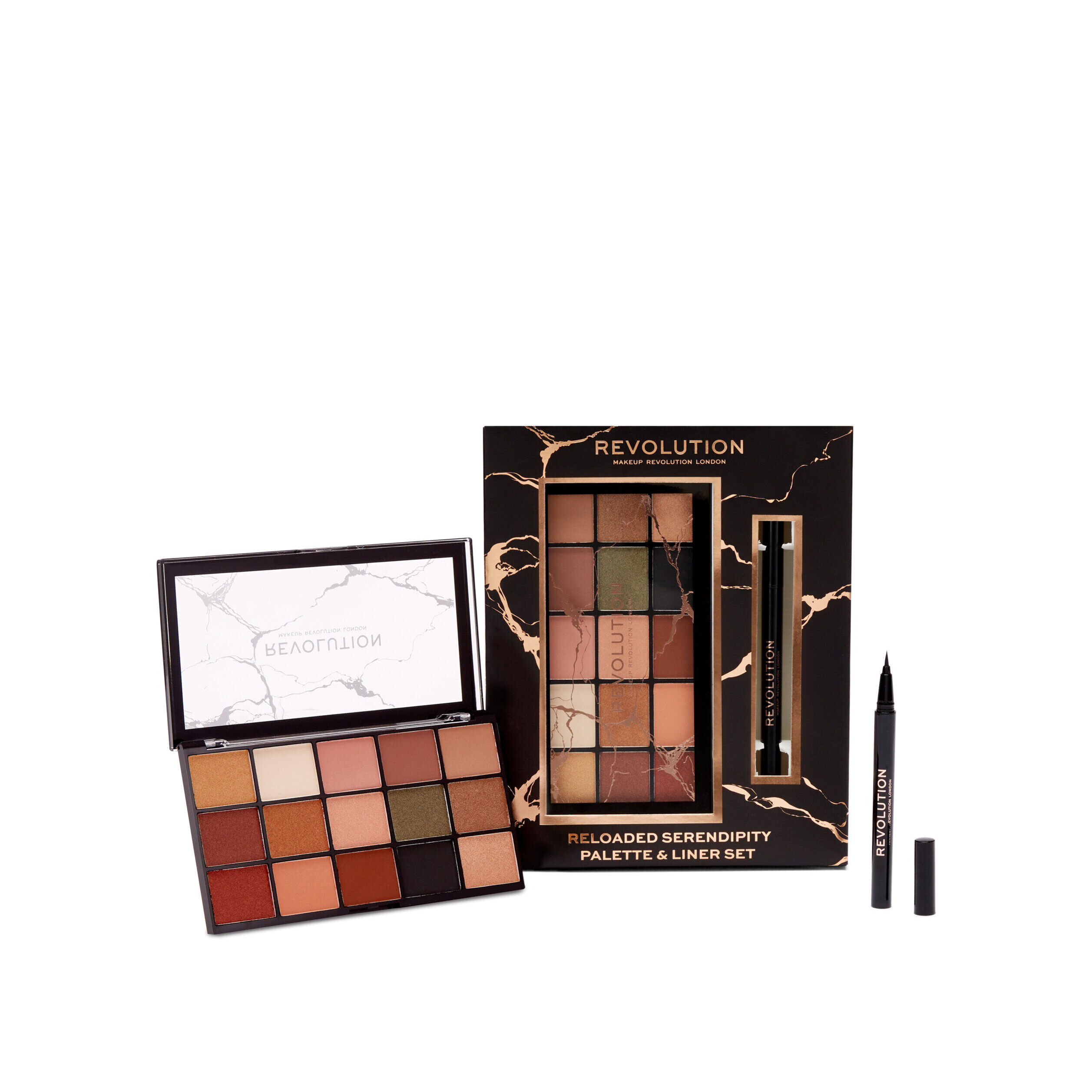Набор для макияжа глаз Reload & Liner: Палетка теней + Подводка купить в VISAGEHALL