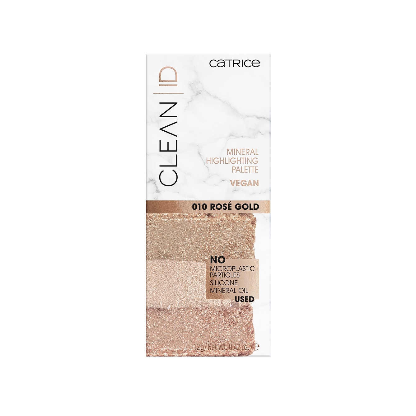 Палетка хайлайтеров Rose Gold Clean ID  купить в VISAGEHALL