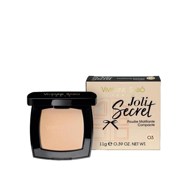 Пудра компактная матирующая Mattifying Pressed Joli Secret