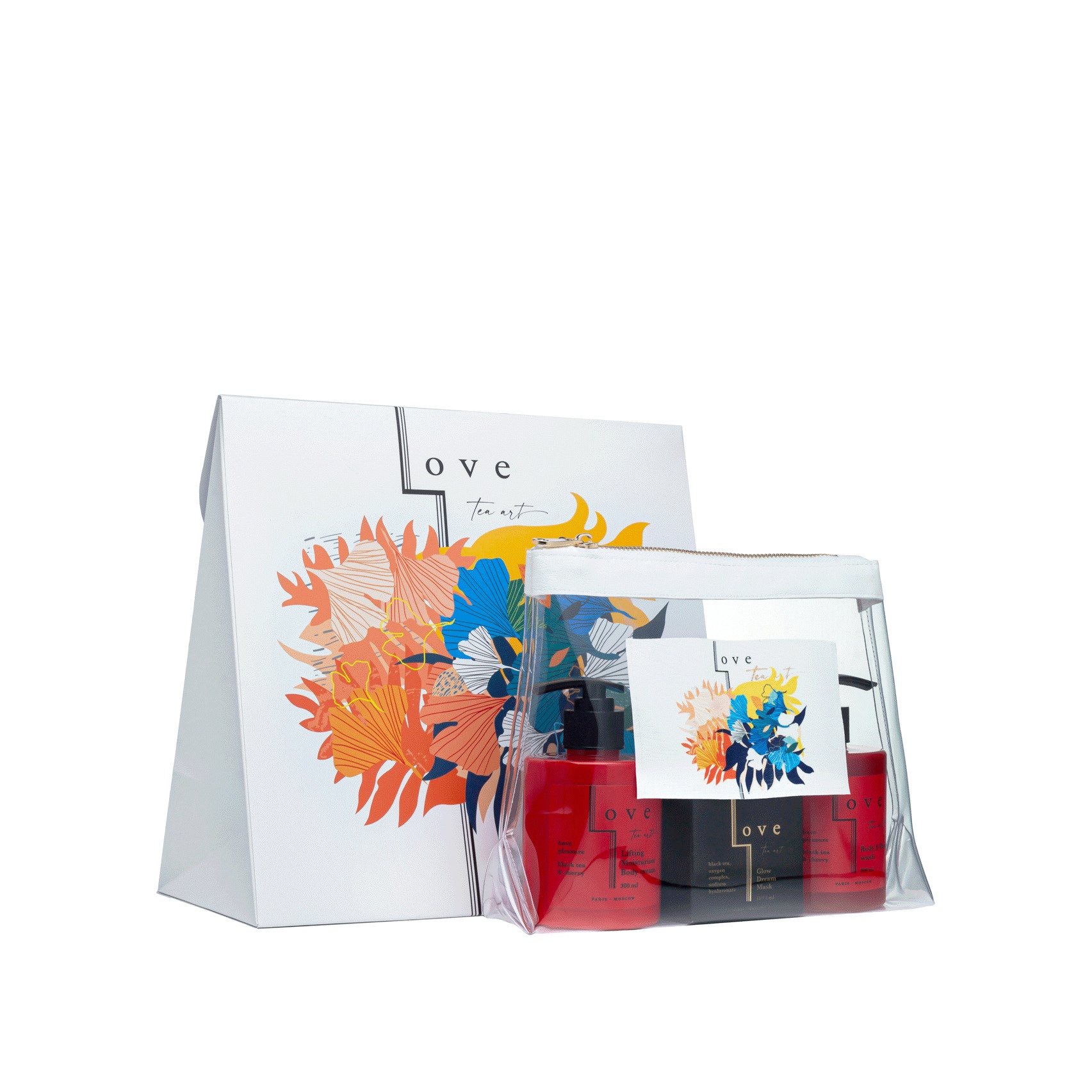 Набор Желтые цветы в косметичке купить в VISAGEHALL