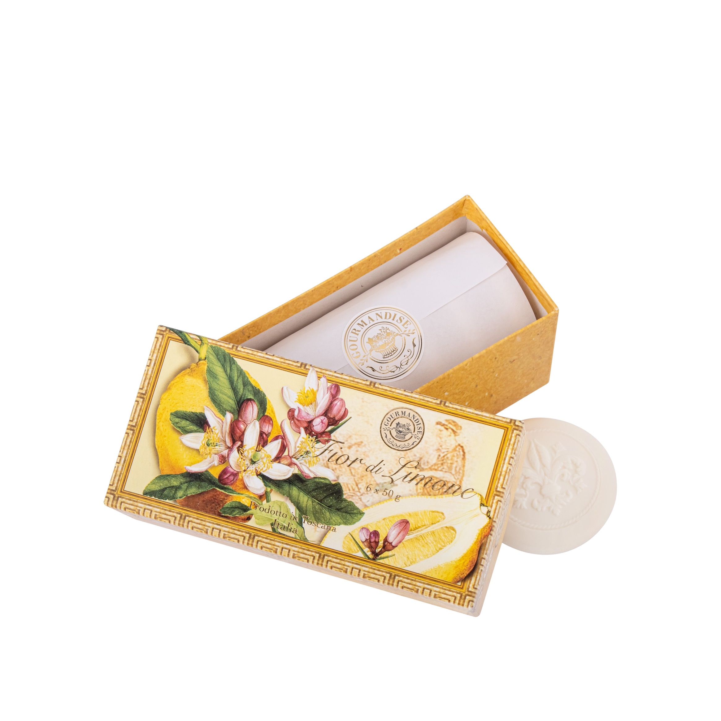 Набор натурального парфюмированного мыла Лимон купить в VISAGEHALL