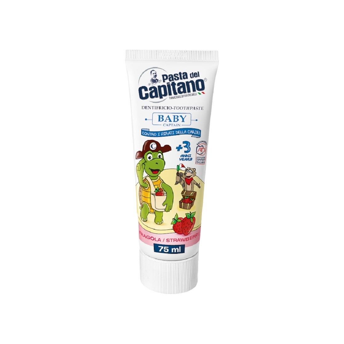 Зубная паста детская клубничная Baby Strawberry +3 купить в VISAGEHALL