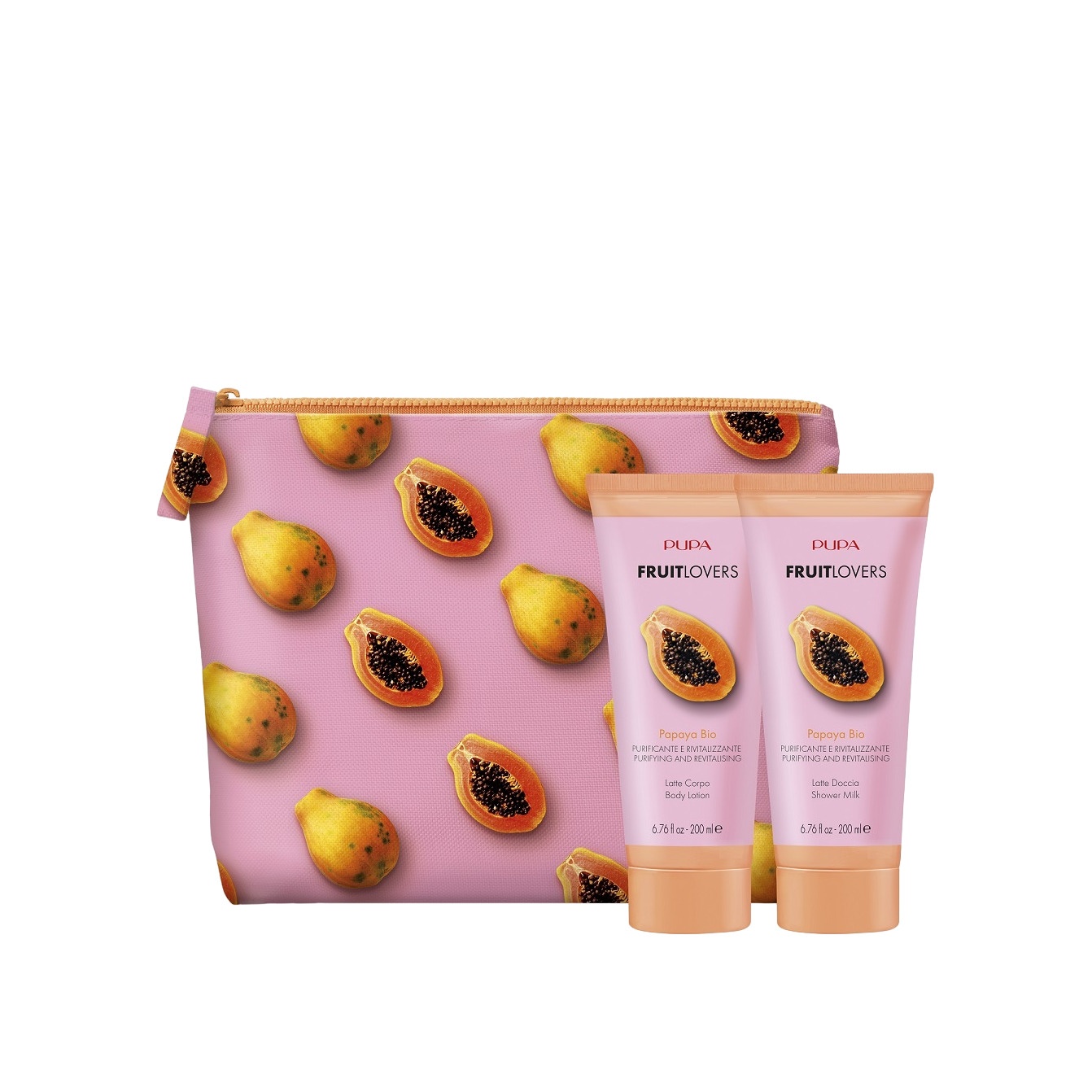 Набор по уходу за телом Папайя Fruit Lovers купить в VISAGEHALL