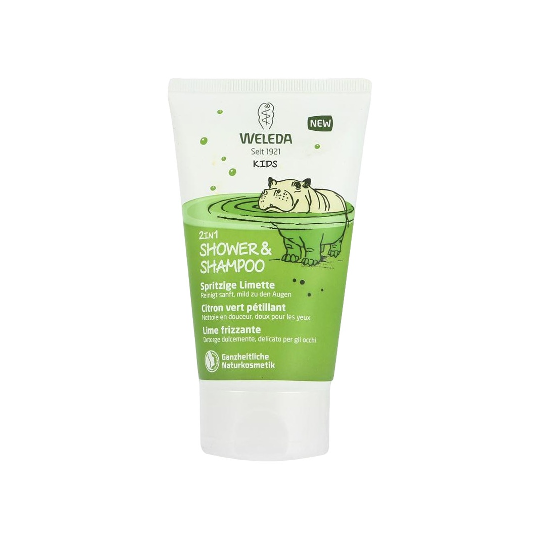 Шампунь-гель для волос и тела детский Лайм 