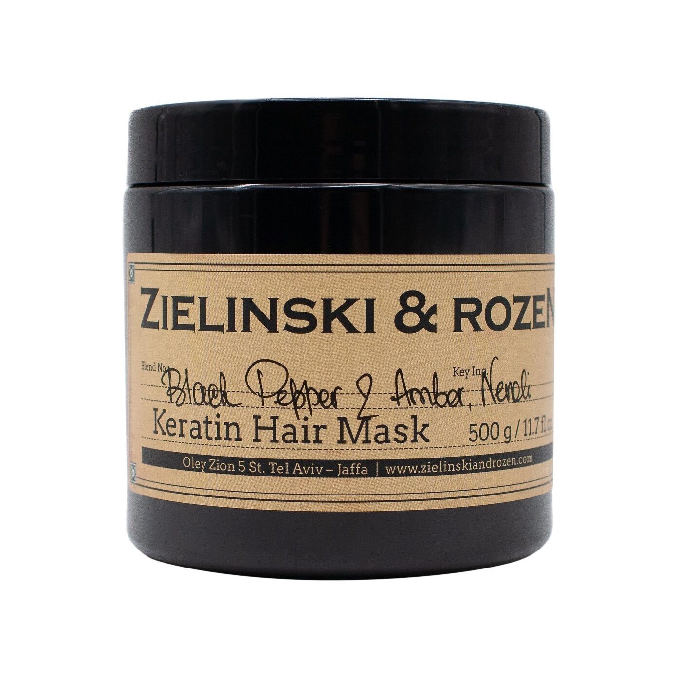 Маска для волос кератиновая Black Pepper & Amber, Neroli 500мл купить в VISAGEHALL