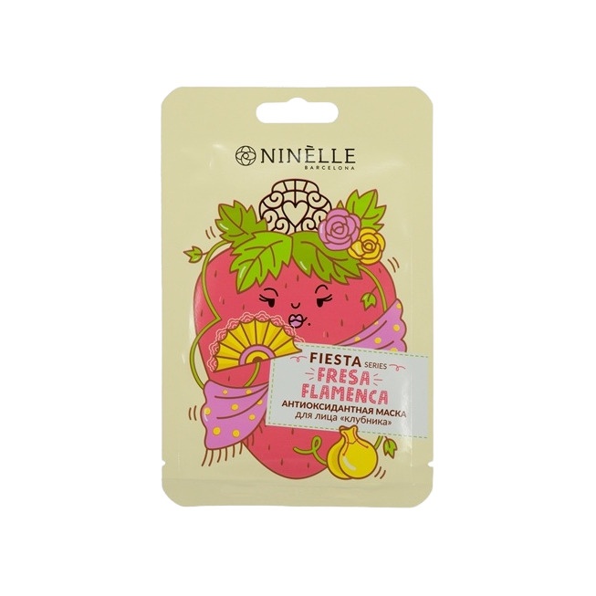 Маска для лица Клубника Fiesta