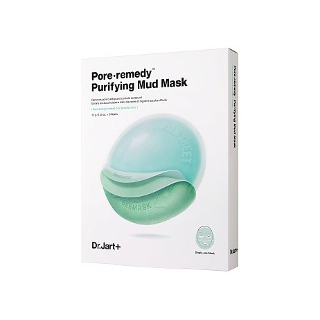 Маска для лица обновляющая с зеленой глиной Purifying Mud Mask Pore Remedy