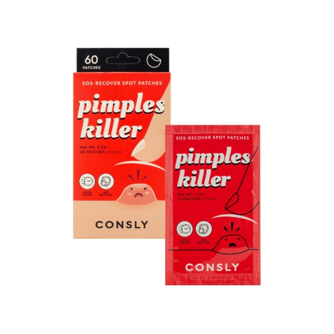 Активные патчи локального применения для проблемной кожи лица Pimples Killer SOS-Recover Spot Patches купить в VISAGEHALL