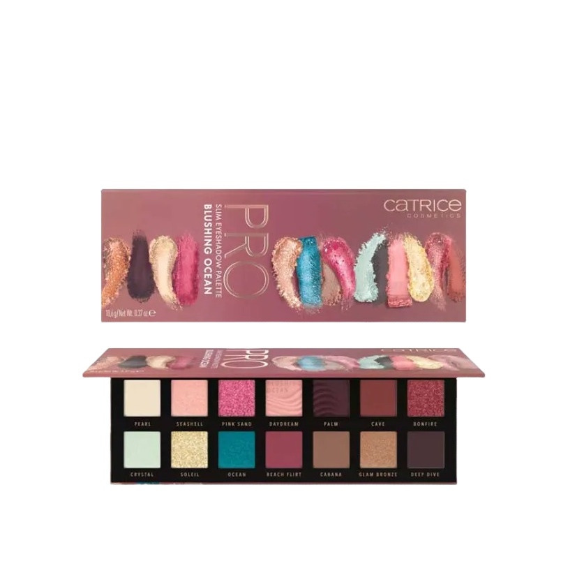 Палетка теней для век Pro Blue Ocean Slim Eyeshadow Palette