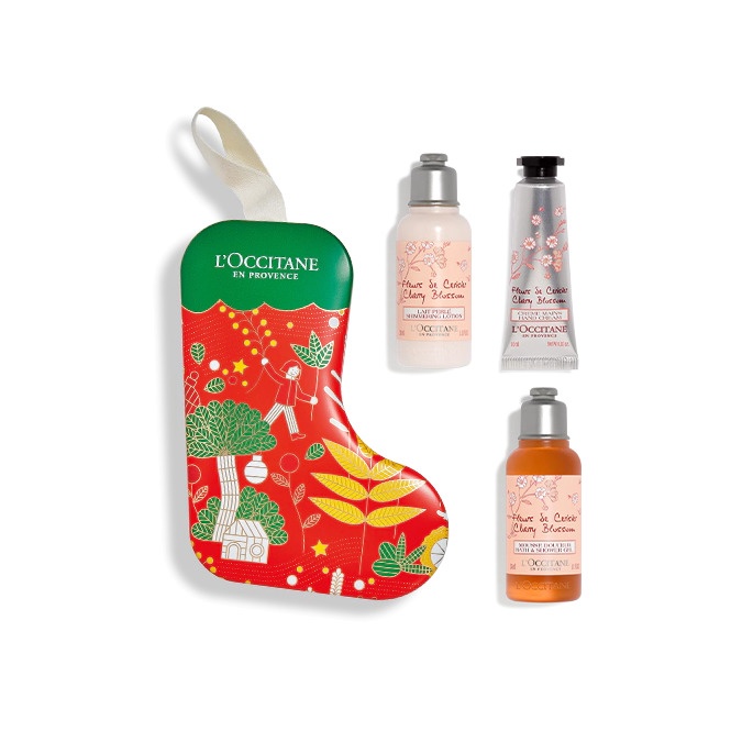 Набор Рождественский носочек Вишневый цвет