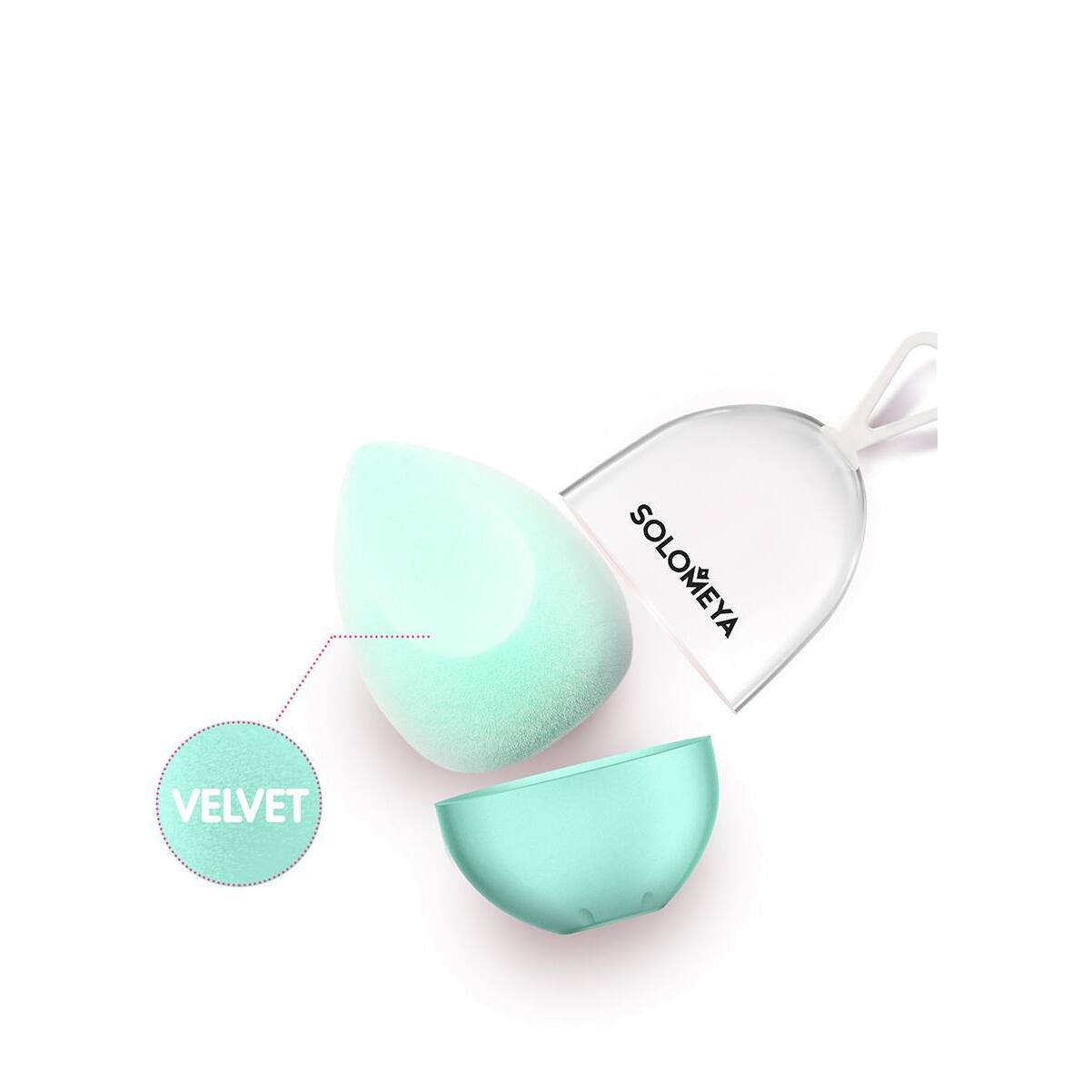 Спонж для макияжа вельветовый косметический Тиффани купить в VISAGEHALL