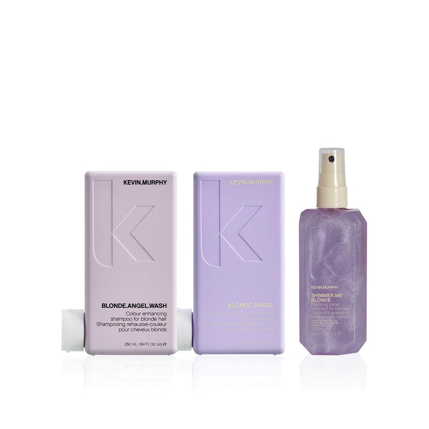 Набор: шампунь + бальзам + спрей-уход сияющий для светлых волос Blonde Ambition