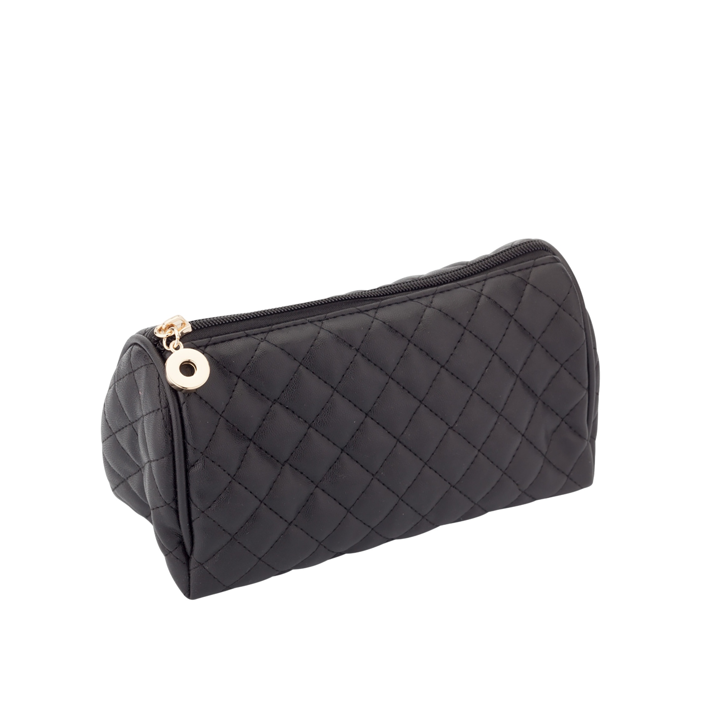 Косметичка стеганая черная купить в VISAGEHALL