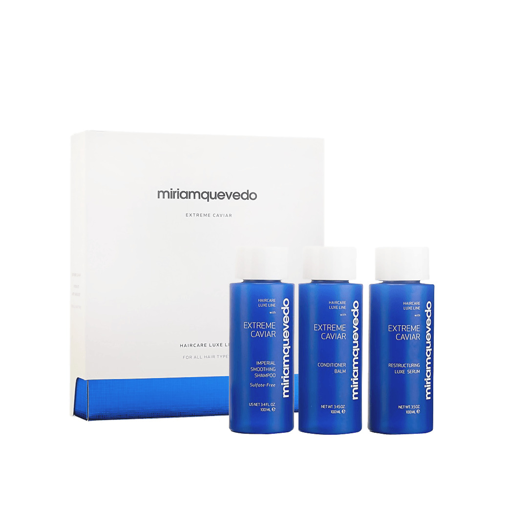 Набор Шампунь для гладкости волос/бальзам/сыворотка 3х100мл Extreme Caviar Intensive