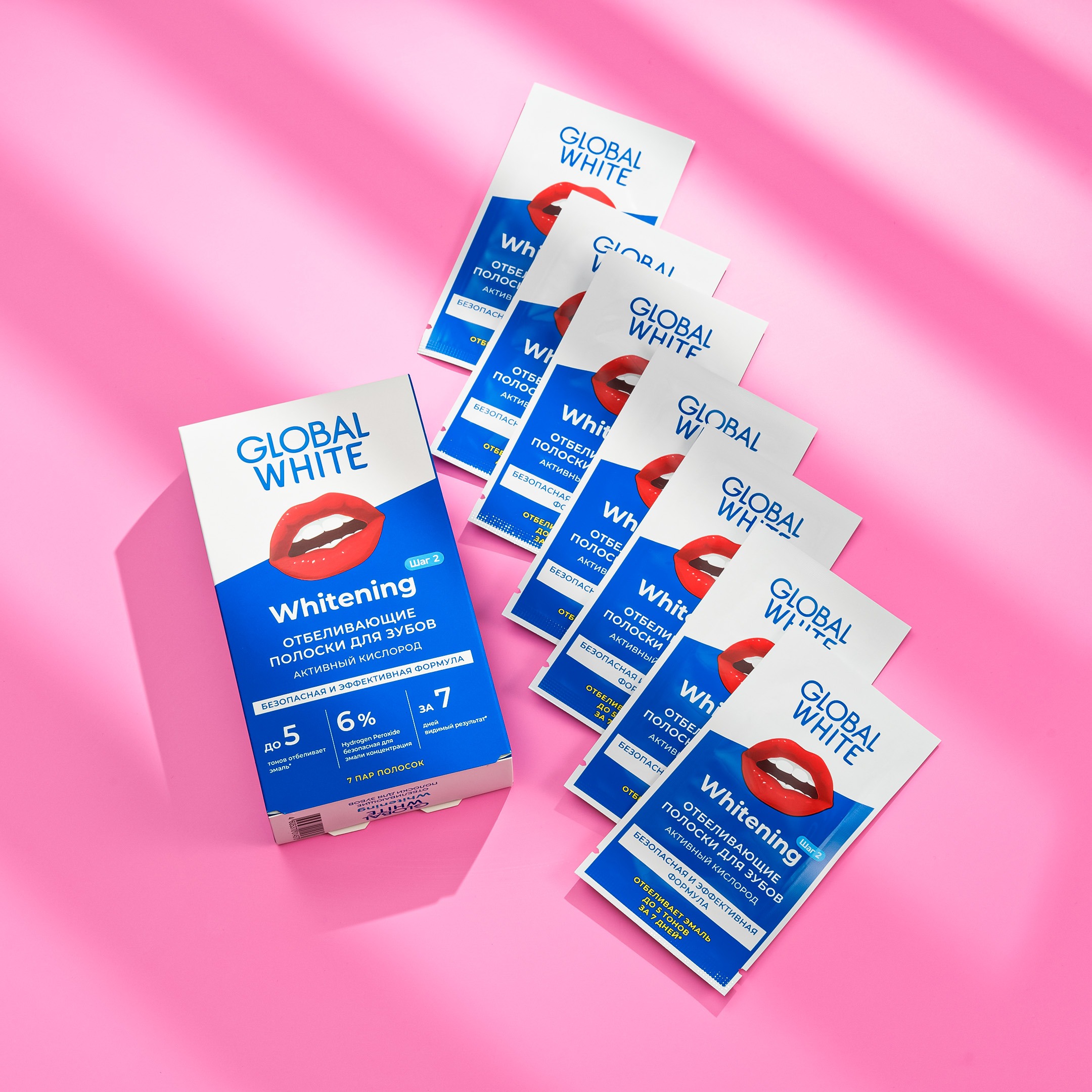 Полоски для отбеливания зубов 7 Дней купить в VISAGEHALL