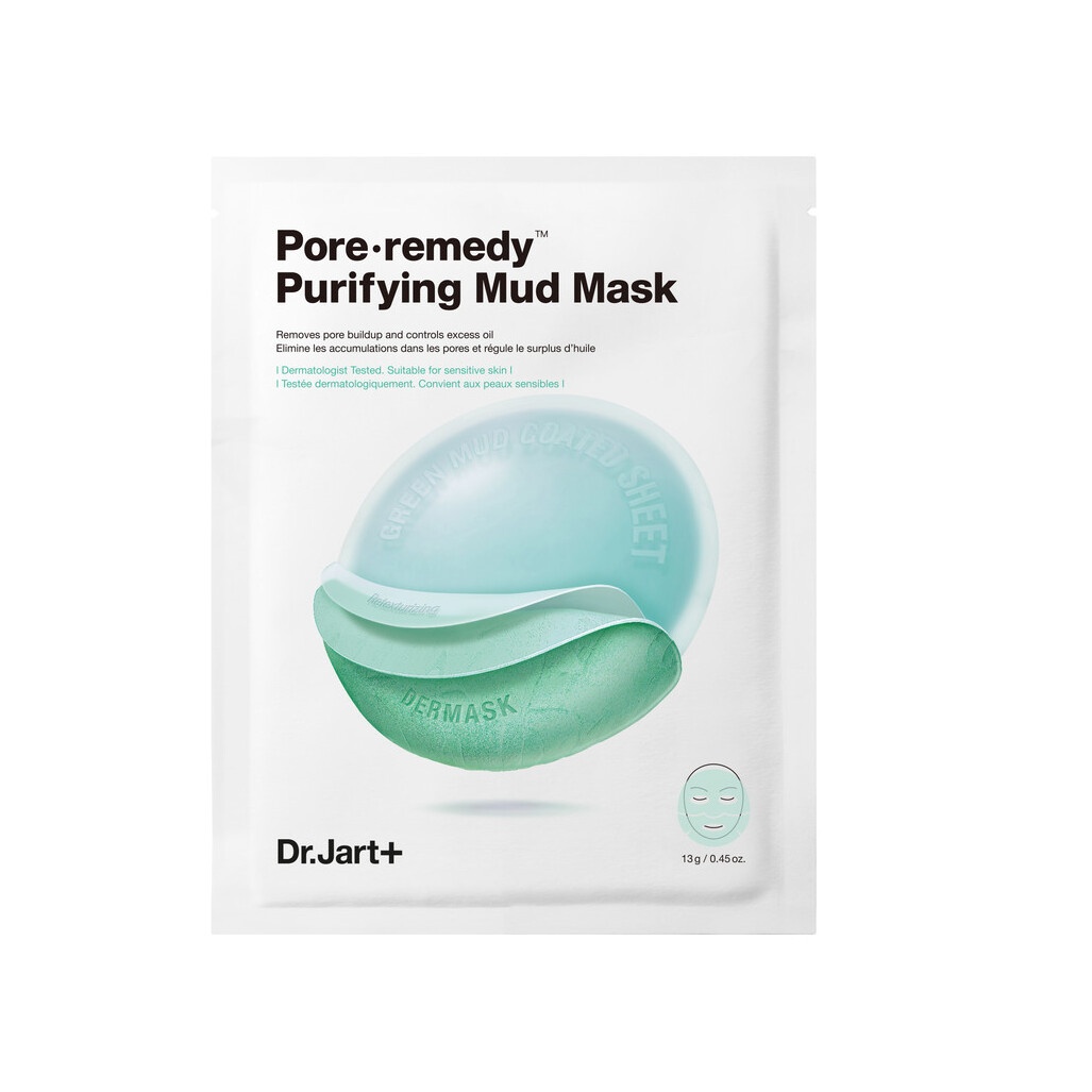 Маска для лица обновляющая с зеленой глиной Purifying Mud Mask Pore Remedy