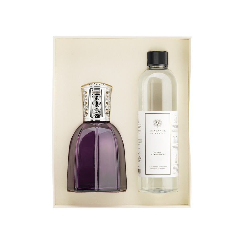 Набор Oud Nobile: Аромалампа фиолетовая + Наполнитель 500мл