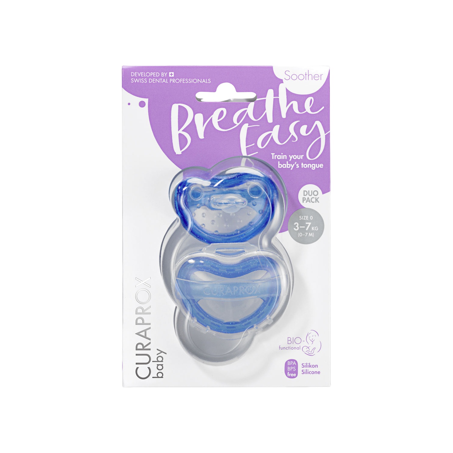 Набор из двух голубых сосок-пустышек, размер 0 купить в VISAGEHALL