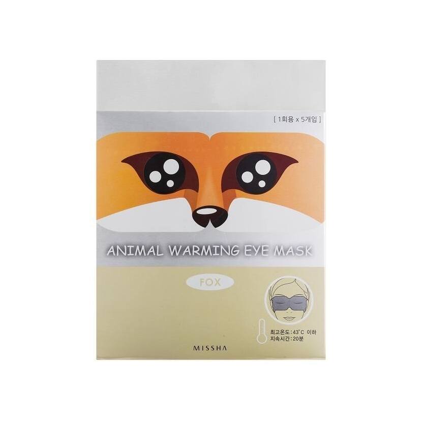 Маска для глаз согревающая Animal Warming Eye Mask Fox 20г