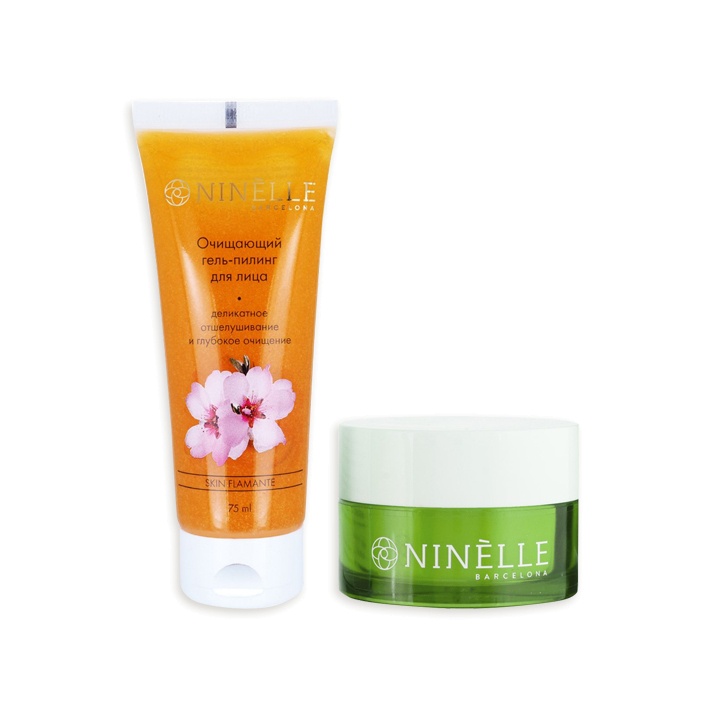 Набор Aqua Fusion: Крем для лица 50мл + Гель-пилинг 75мл