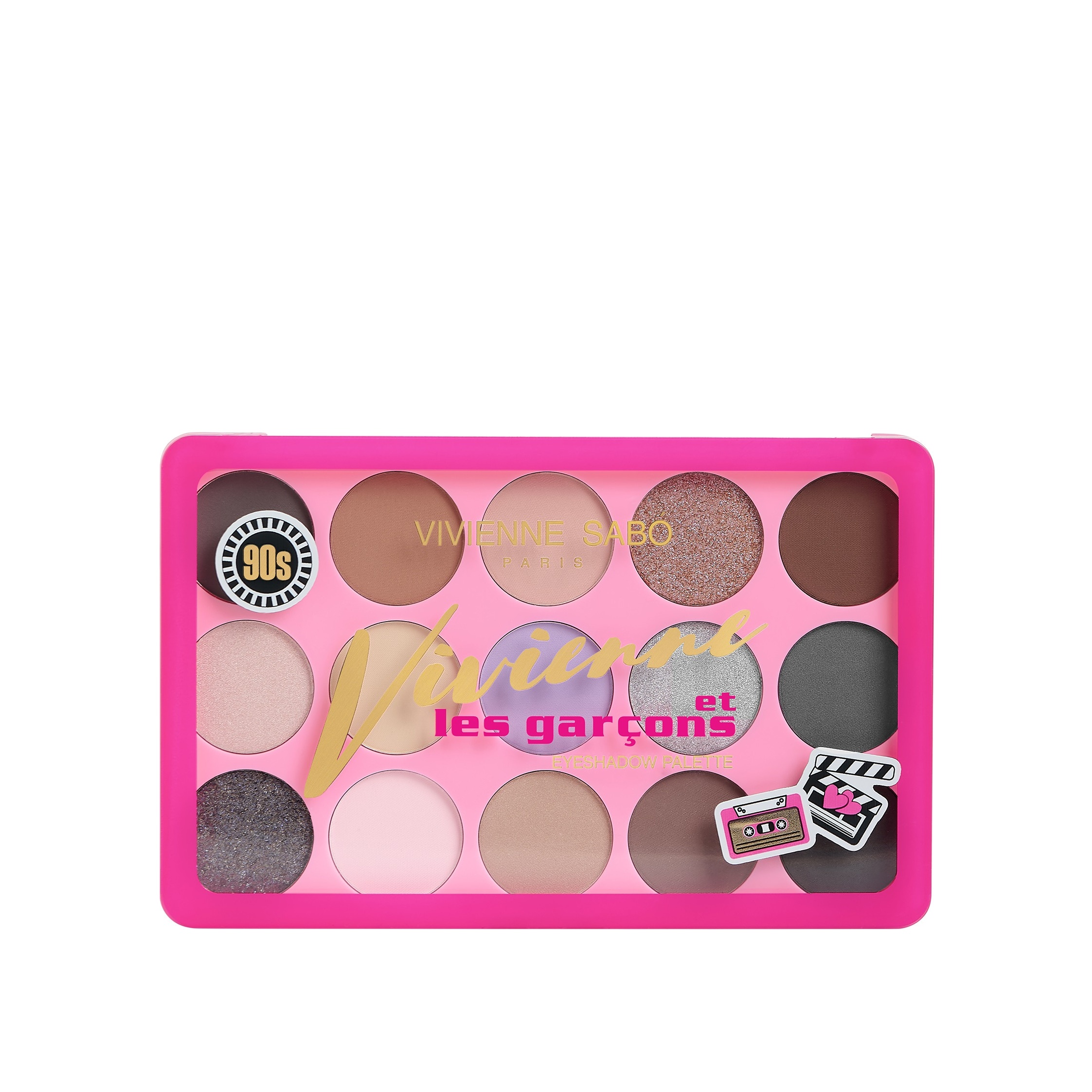 Палетка теней Palette d'ombres a paupieres Vivienne et les garcons купить в VISAGEHALL