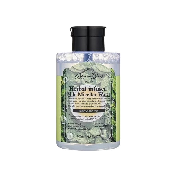 Мицеллярная вода мягкая с растительными экстрактами