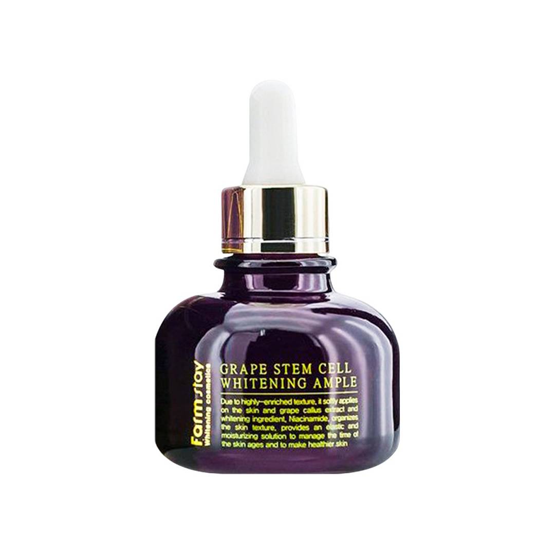 Сыворотка ампульная выравнивающая тон кожи с фитостволовыми клетками винограда