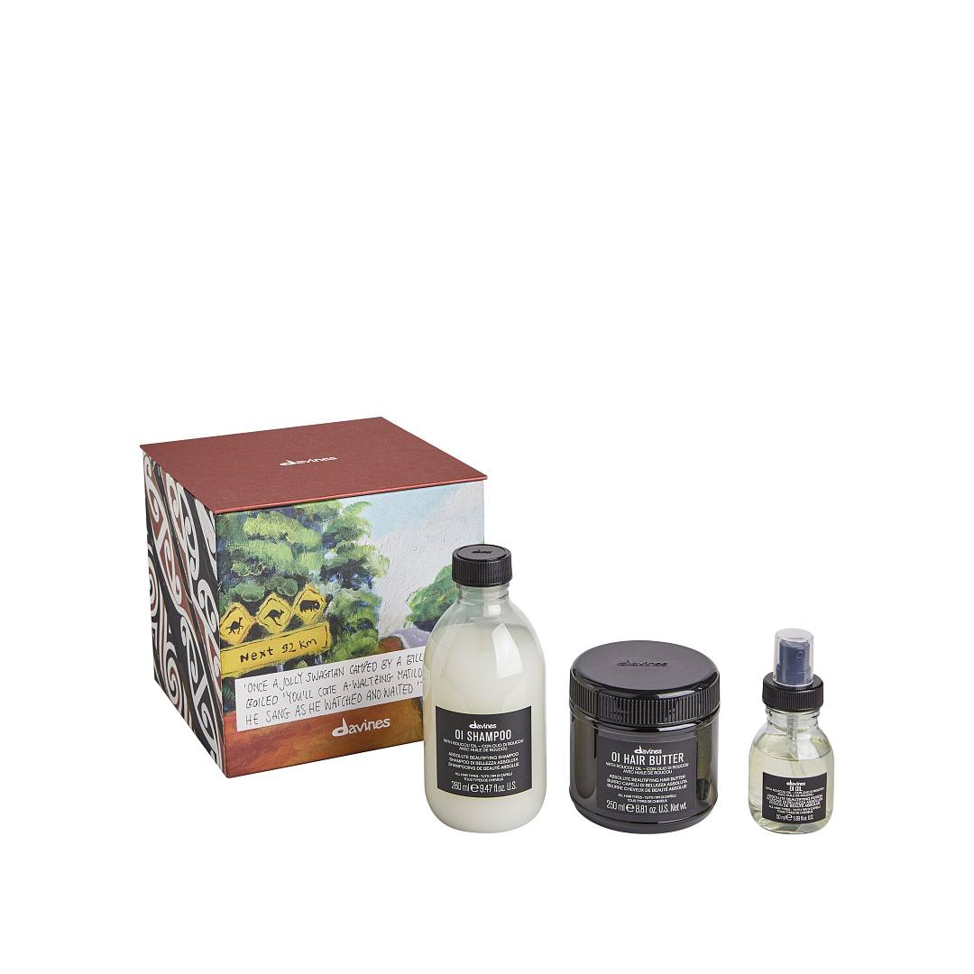 Набор: шампунь+масло питательное+масло OI