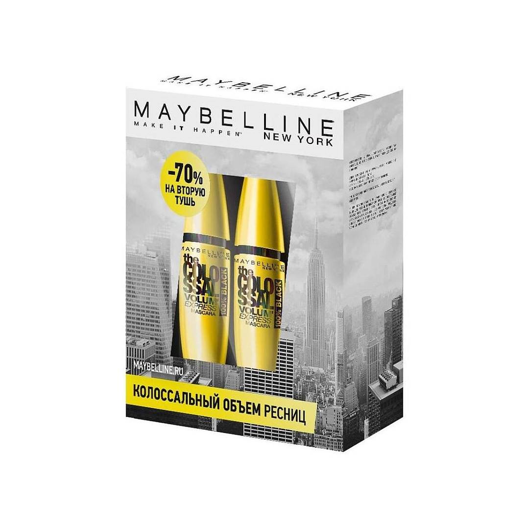 Набор: Тушь для ресниц Colossal 100%+Тушь для ресниц Colossal 100%
