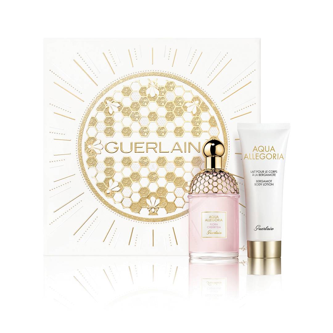 Набор Aqua Allegoria Flora Cherrysia 75мл + Молочко для тела Bergamote 75мл