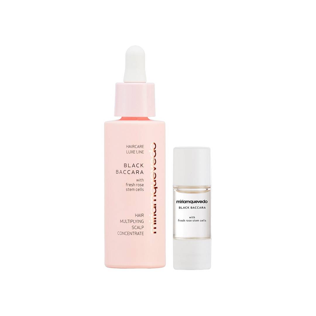 Набор Black Baccara: Омолаживающий концентрат 30мл + Эксфолиант с экстрактом розы 10мл