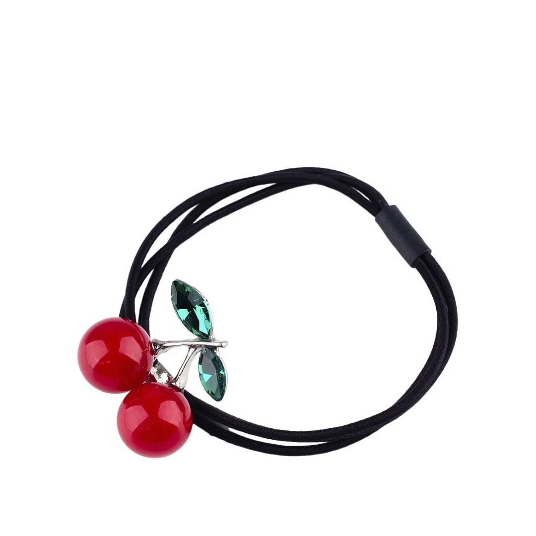 Резинка для волос Вишенки