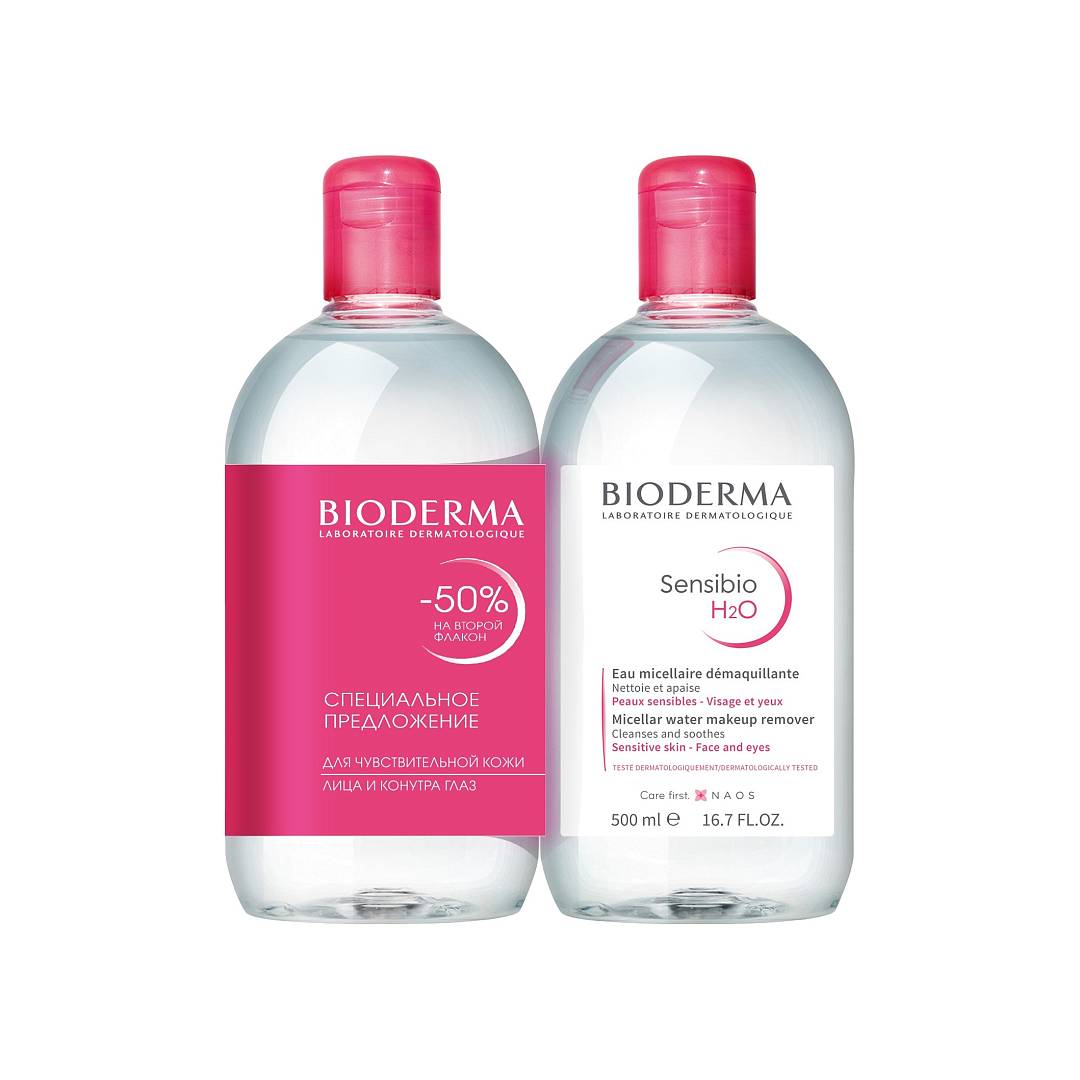 Набор: Мицеллярная вода Sensibio Н20 + Мицеллярная вода Sebium Н20
