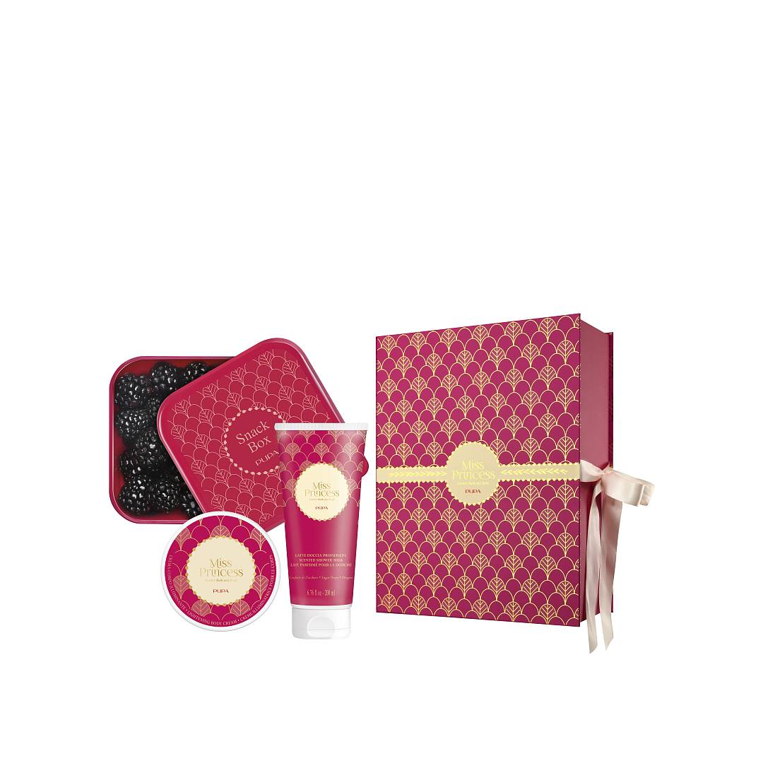 Набор Miss Princess Сахарное драже: Молочко для душа 200мл + Крем для тела 100мл + Ланч-бокс