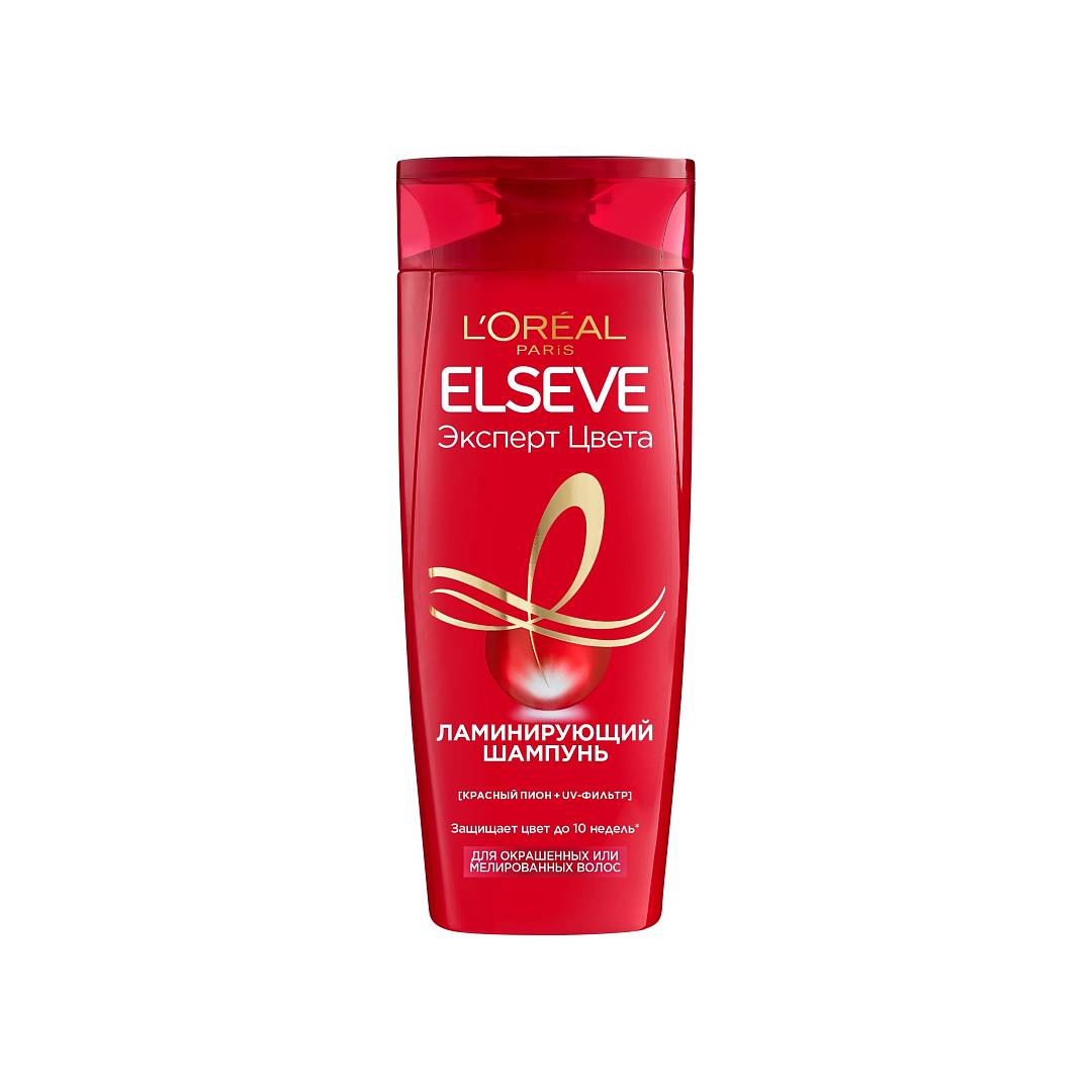Шампунь для волос ламинирующий Эксперт Цвета Elseve
