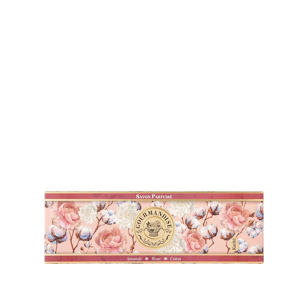 Набор мыла Миндаль роза хлопок 