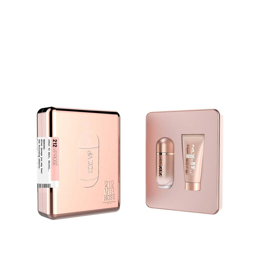 Набор 212 Vip Rose femme: Парфюмерная вода + Лосьон для тела