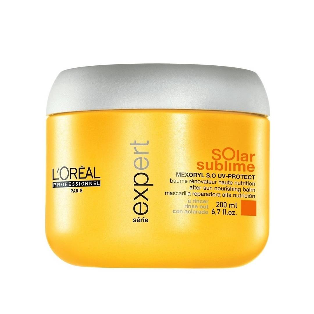 Бальзам для волос питательный после солнца Serie Expert Solar Sublime 200мл