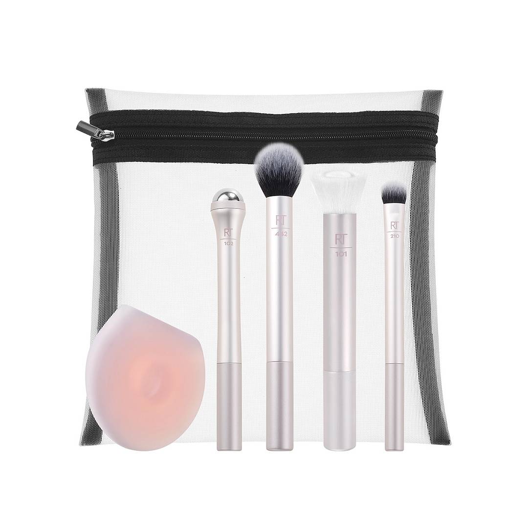 Набор кистей для макияжа с косметичкой Me-Time Makeup + Skincare Kit