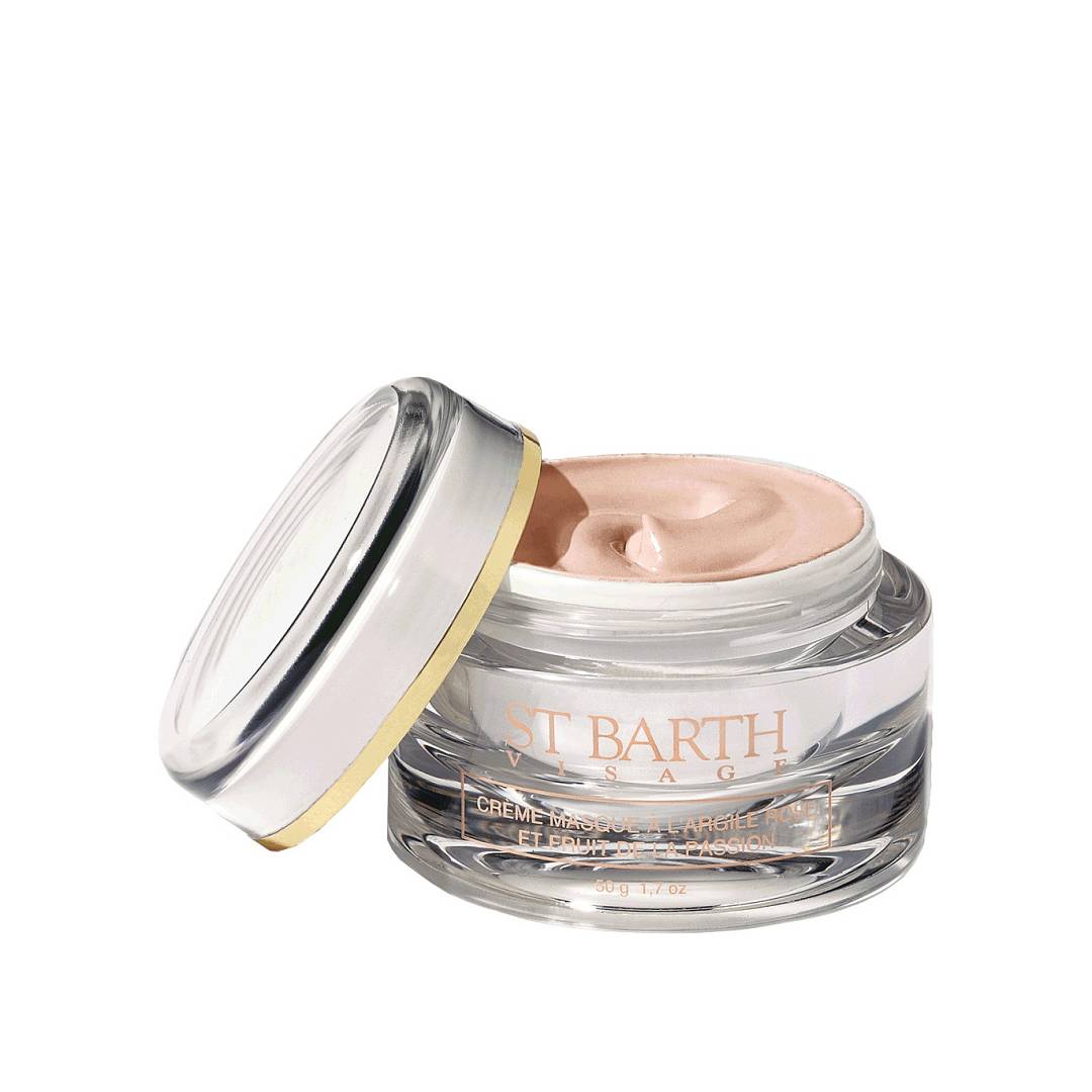 Крем-маска с розовой глиной и экстрактом маракуйи 