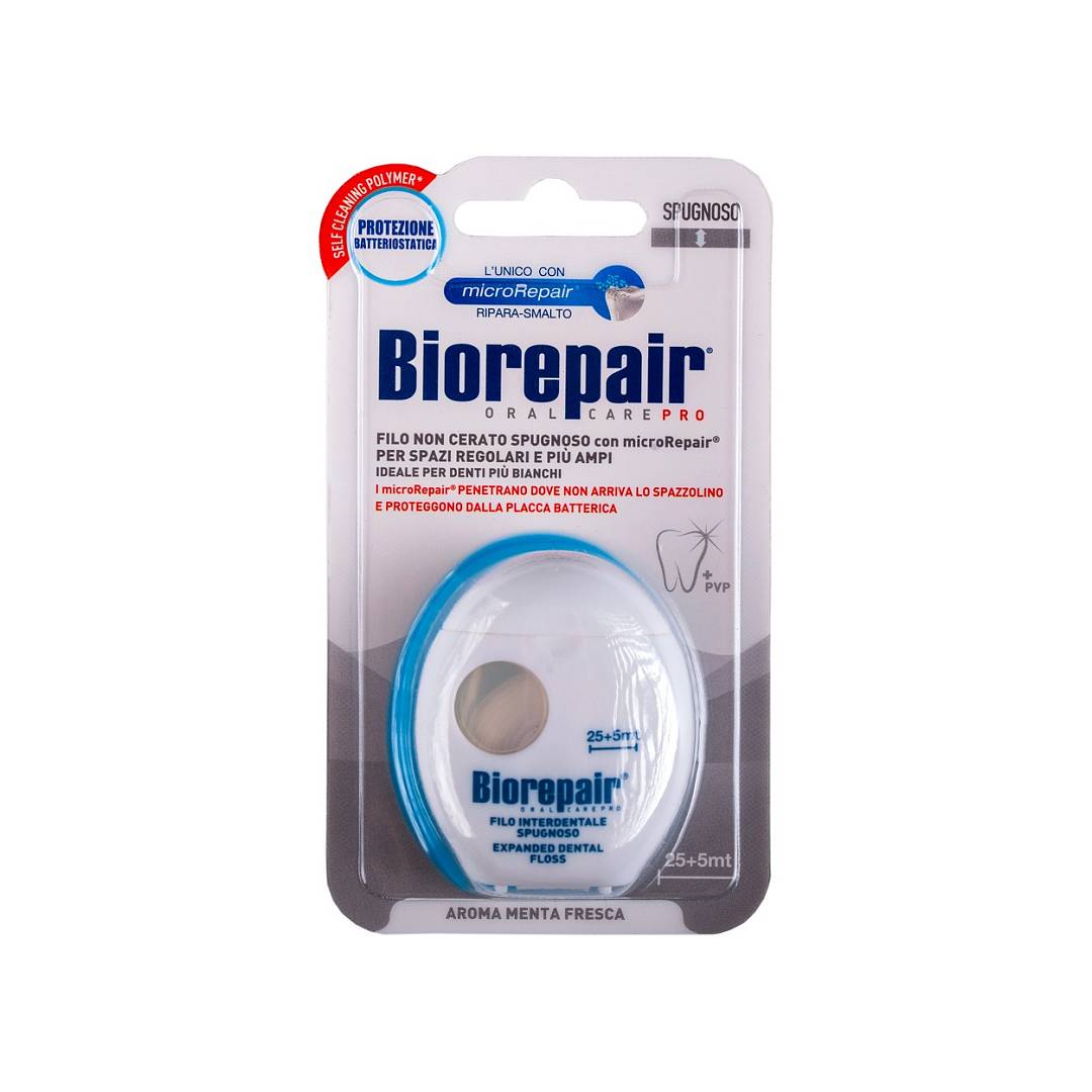 Зубная нить невощеная губчатая Filo Non Cerato Spugnoso