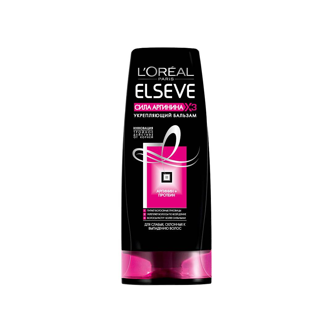 Бальзам-ополаскиватель Сила Аргинина Elseve 200мл