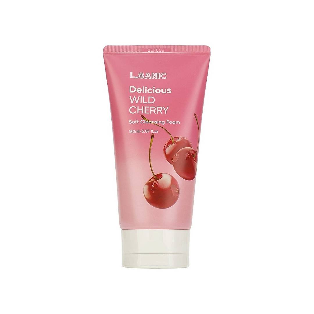 Пенка очищающая для умывания с экстрактом дикой вишни