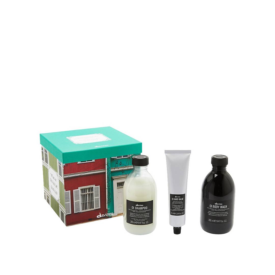 Набор: шампунь + гель для душа + крем для рук OI